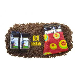 Café de Maraba 2kg Bohnen im dekorativen Ruanda-Beutel