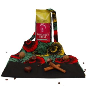 Angelique's Finest und Küchenschürze in Kitenge-Muster
