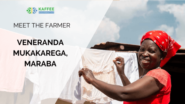 Kaffeebäuerin Veneranda Mukakarega
