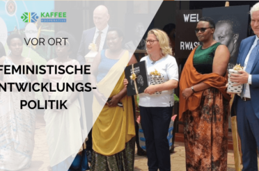 Eine feministische Entwicklungspolitik: Bundesentwicklungsministerin Svenja Schulze zu Besuch bei Kaffeeproduzentinnen von Angelique’s Finest in Ruanda