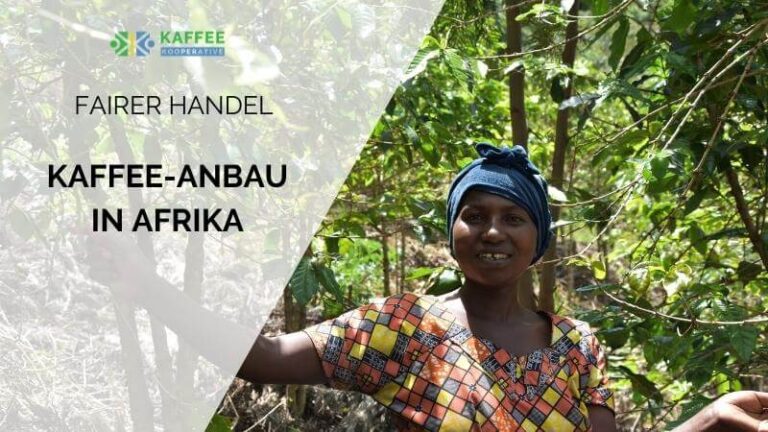 Kaffeebäuerin in Ruanda