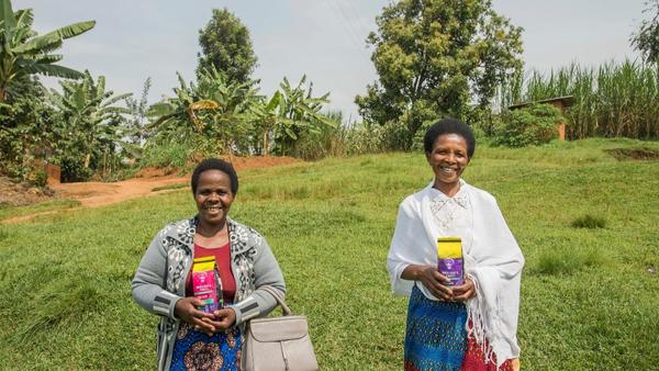 Kaffeebäuerinnen aus Ruanda mit Angelique's Finest