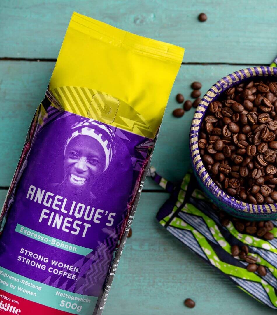 Angelique's Finest Fairtrade Kaffee aus Ruanda in Afrika