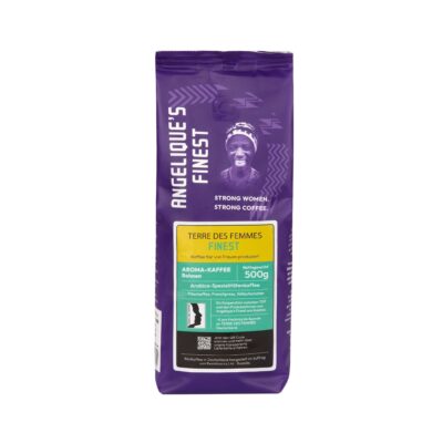 500g Packung TERRE DES FEMMES FINEST Aroma Kaffee ganze Bohnen