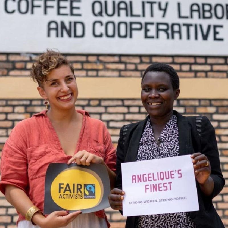 Fair Activists mit Angeliques Finest: Charlotte Lonitz und Yvette Mukanyandw