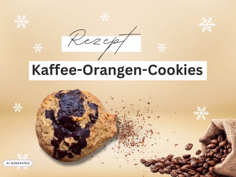 Kaffee Orangen cookies passend zum Chai-Latte