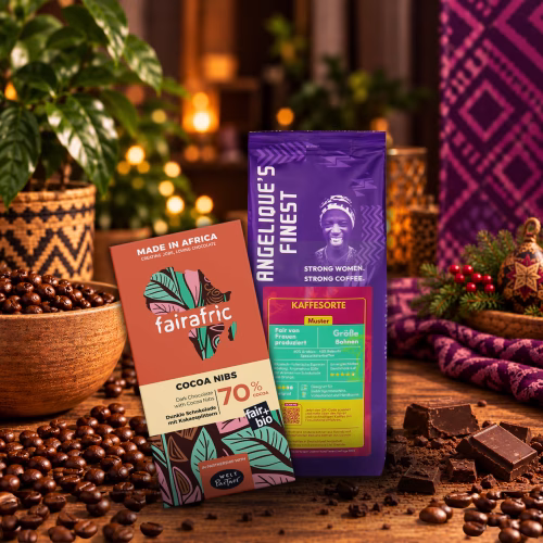 Super faire Schokolade mit Kaffee-Päckchen