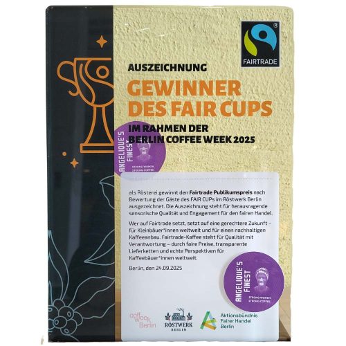 Auszeichnung: Gewinner des Fair Cups