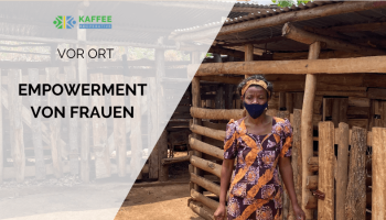 Kaffeebäuerin in Ruanda